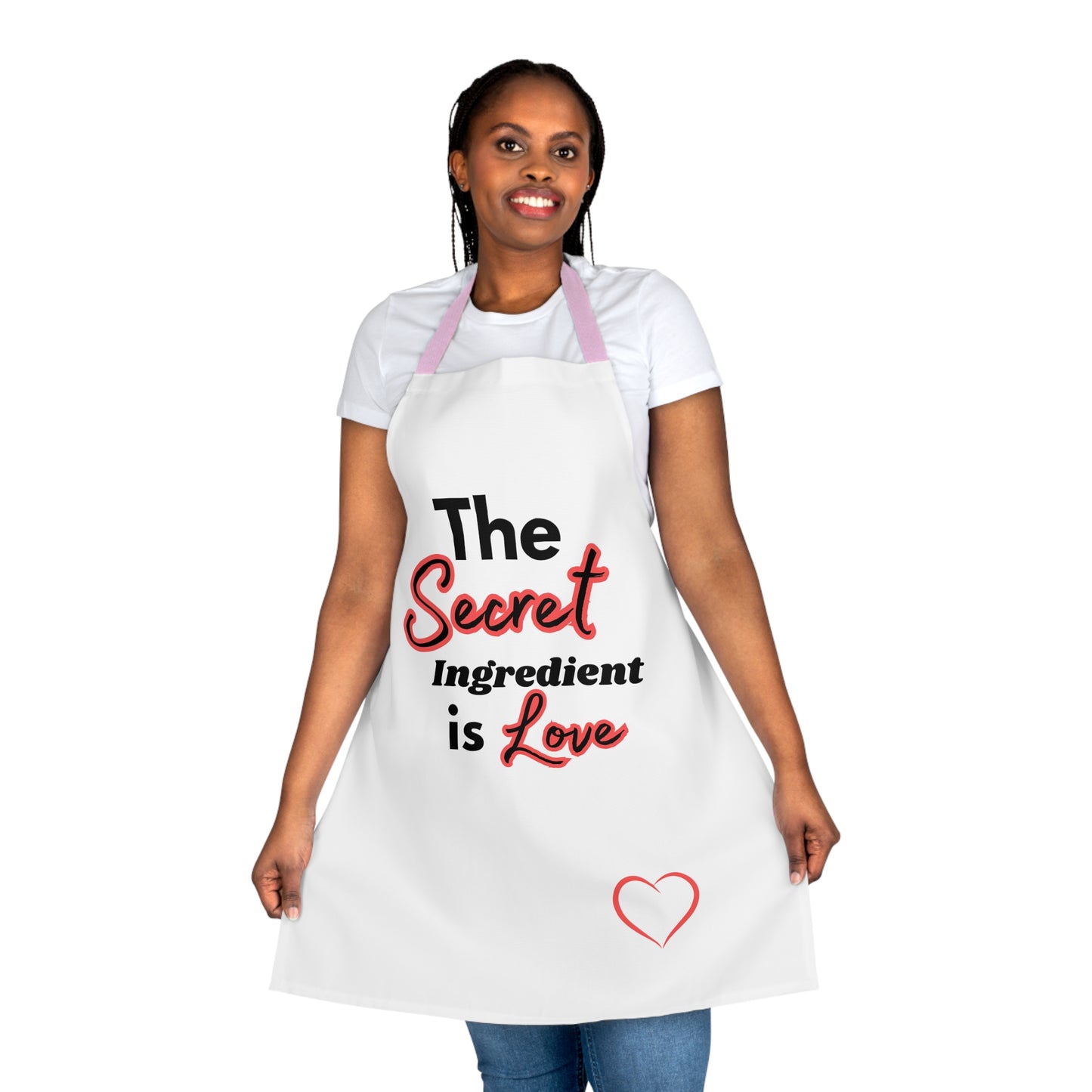 Apron (AOP) - Kitchen Apron - Chefs Cooking Apron - Adjustable, Stylish, and Durable - Cooking and Baking Essential - Valentines Day Gift