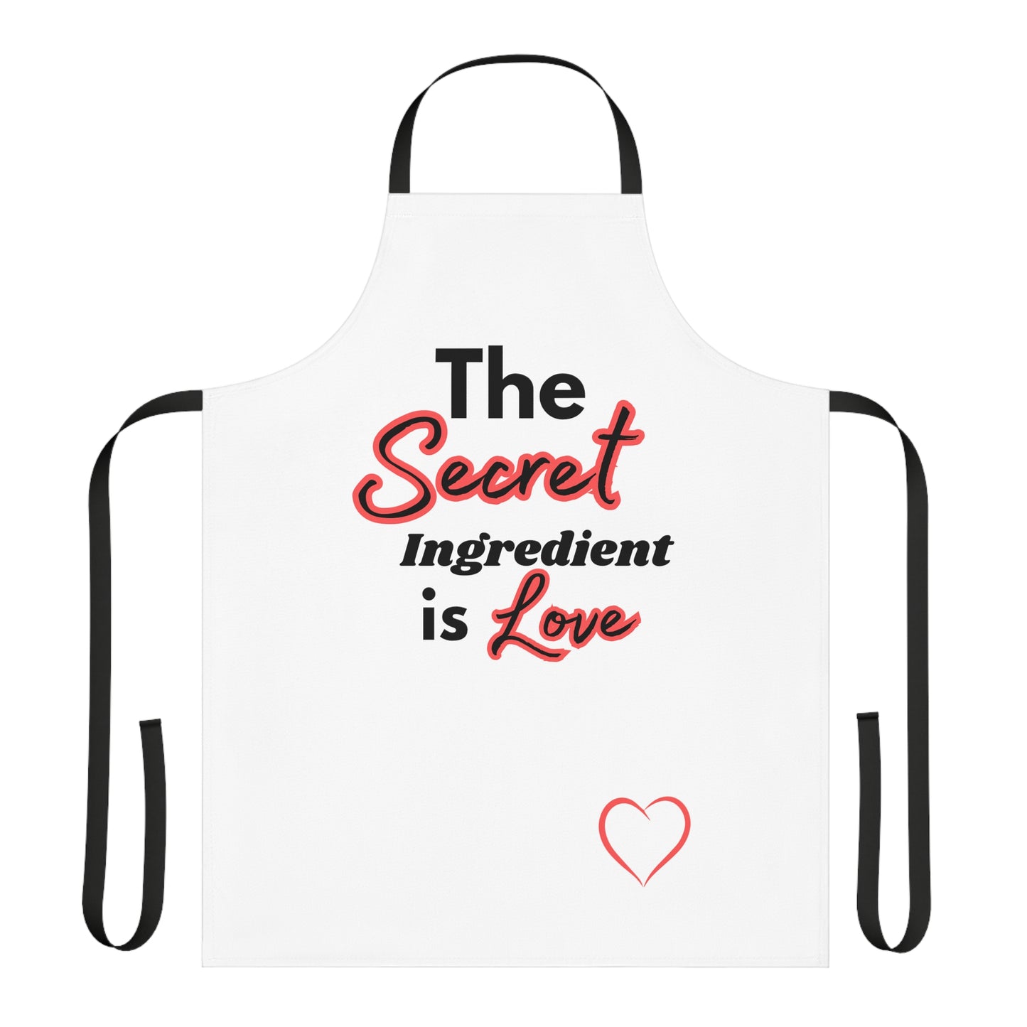 Apron (AOP) - Kitchen Apron - Chefs Cooking Apron - Adjustable, Stylish, and Durable - Cooking and Baking Essential - Valentines Day Gift