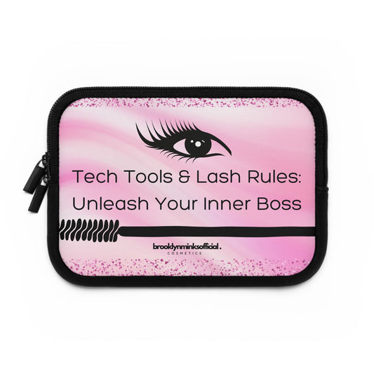 Tech Tools & Lash Rules Laptop Sleeve